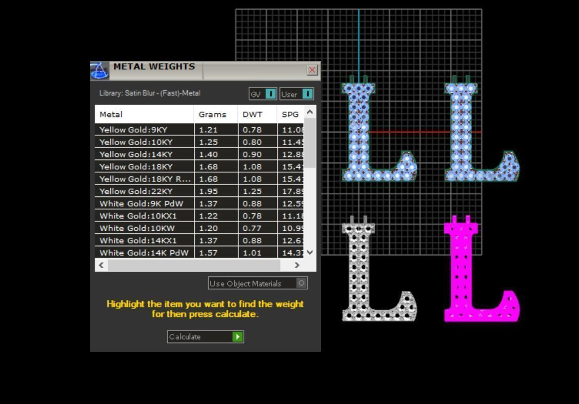 Alphabet letter Pendant  JUST STL 3D model_24