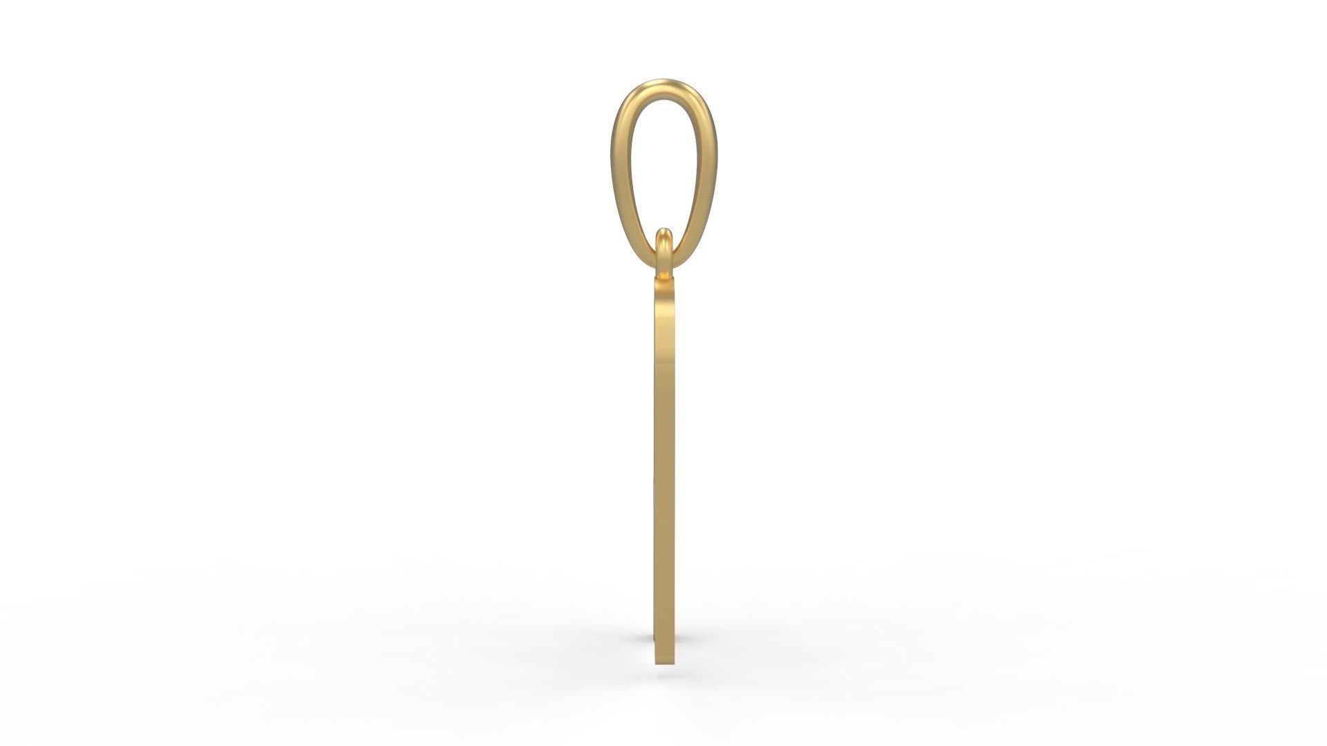 Initial Letters Pendant Beabella A 3D print model_2