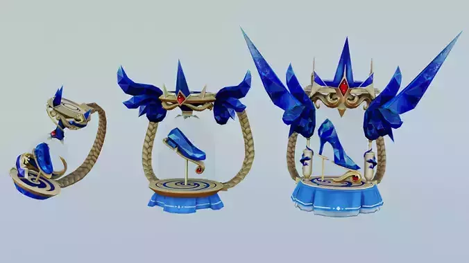 bag 3x Crystal slipper Backpack