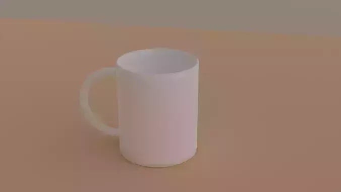 Low Poly Ceramic Mug