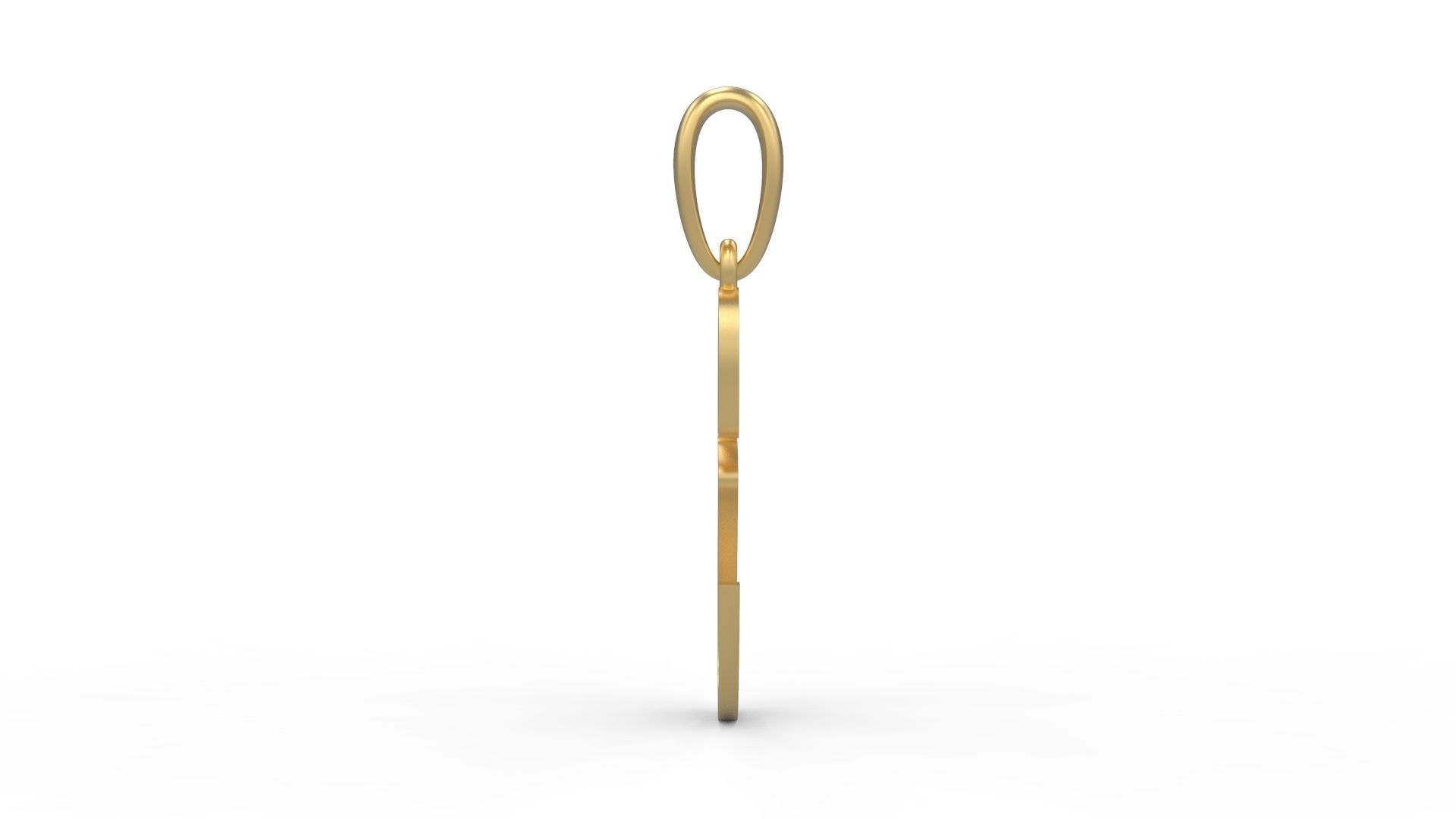 Initial Letters Pendant Beabella E 3D print model_2