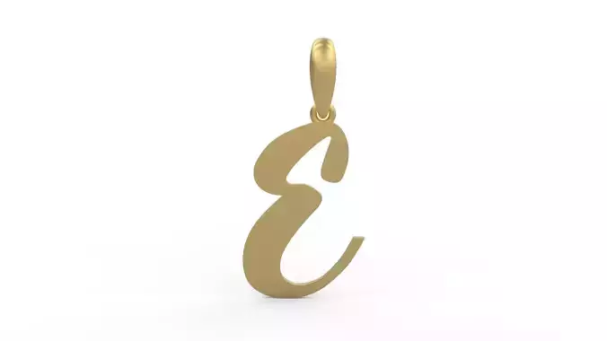 Initial Letters Pendant Beabella E