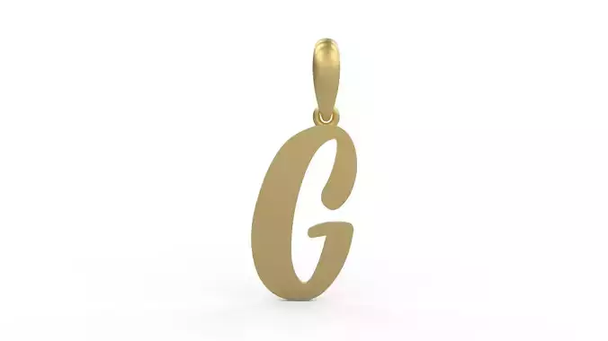 Initial Letters Pendant Beabella G