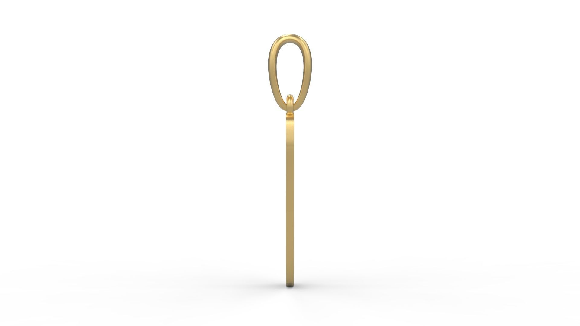 Initial Letters Pendant Beabella J 3D print model_3