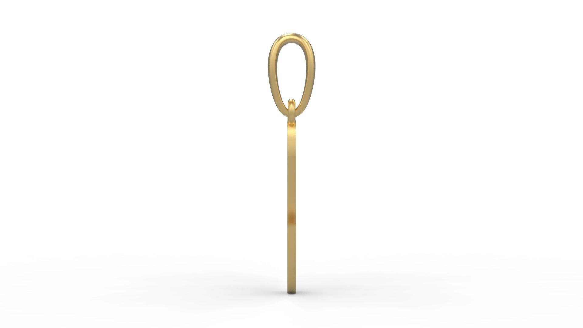 Initial Letters Pendant Beabella N 3D print model_2