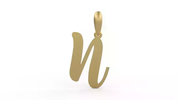 Initial Letters Pendant Beabella N