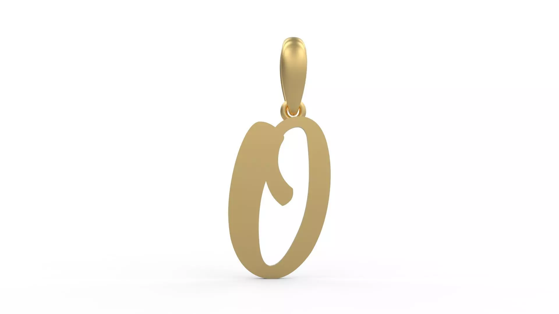 Initial Letters Pendant Beabella O 3D print model_0
