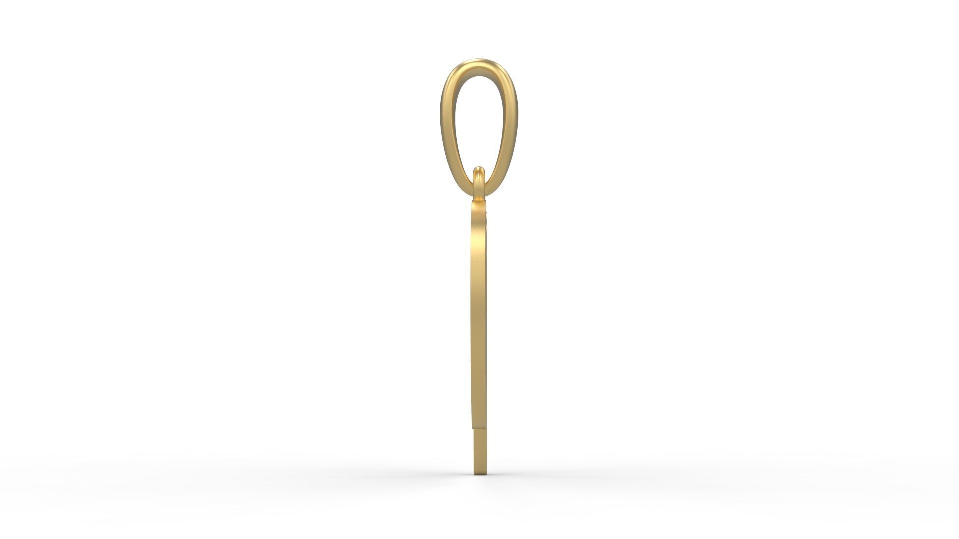 Initial Letters Pendant Beabella P 3D print model_2