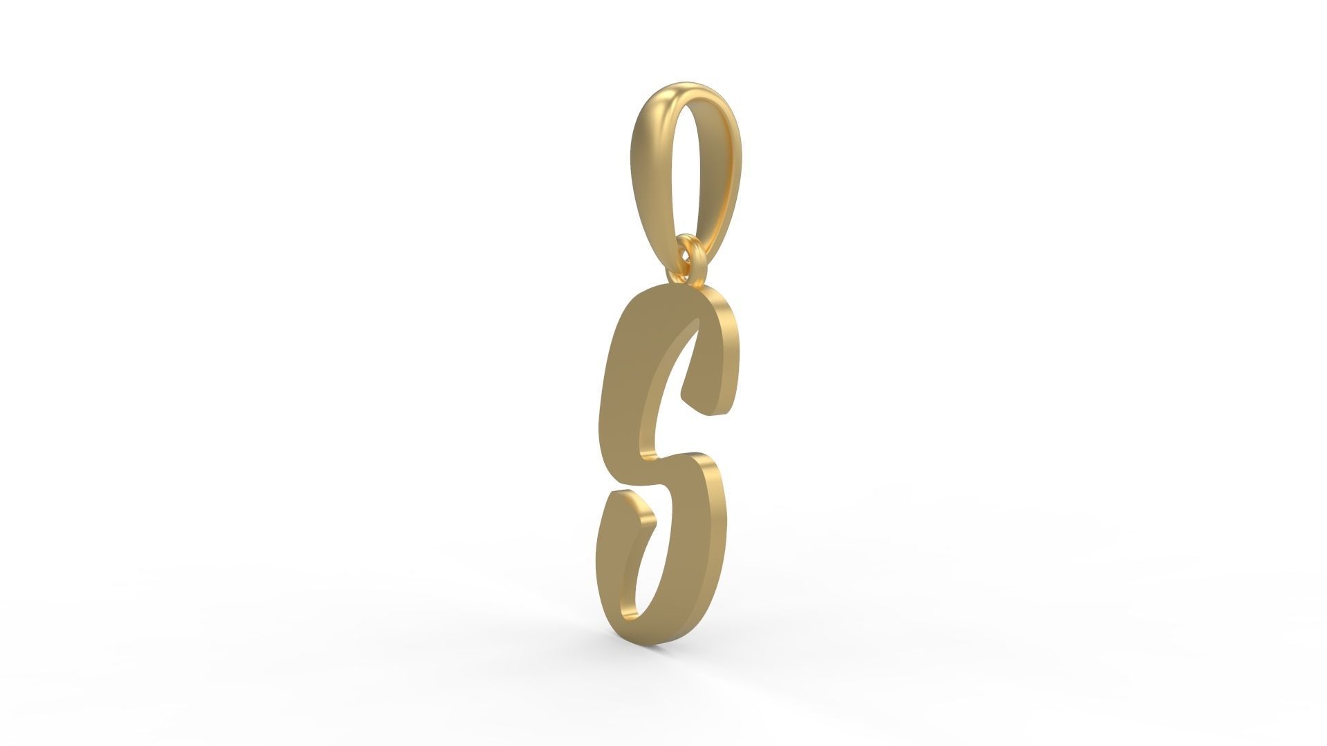 Initial Letters Pendant Beabella S 3D print model_1