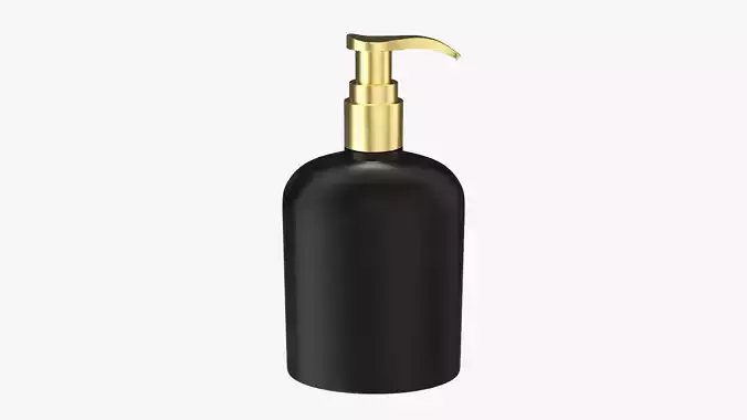 Cosmetics bottle mockup 08 3D model