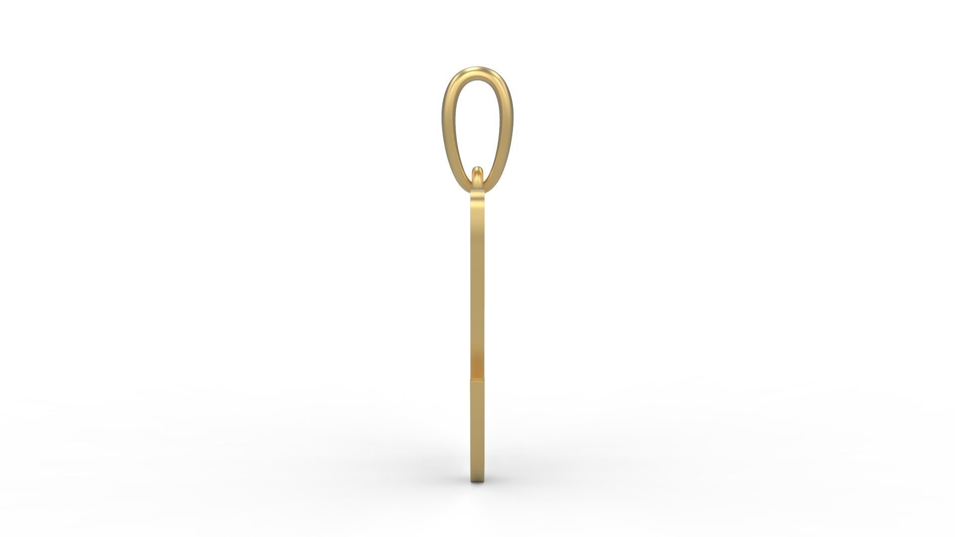 Initial Letters Pendant Beabella U 3D print model_2