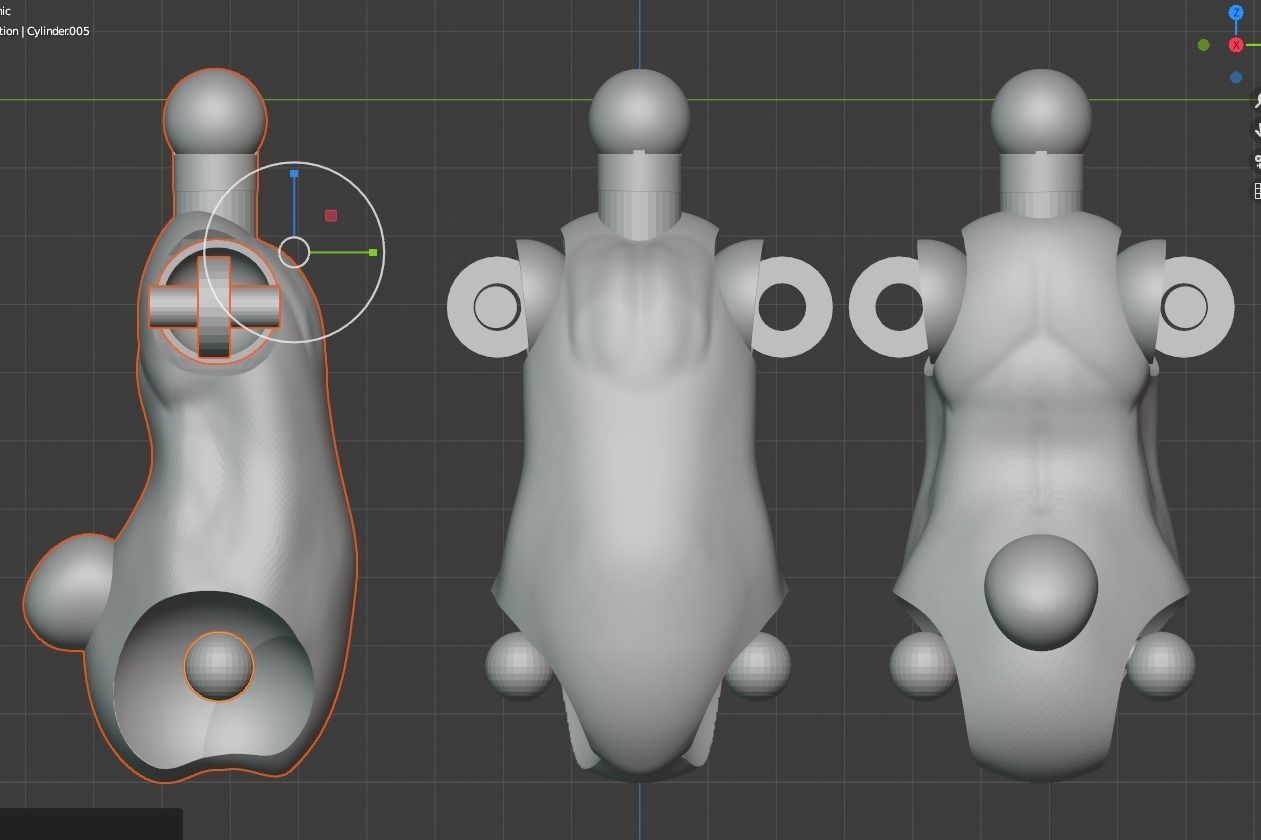 Articulated Bear Doll 3D print model_3