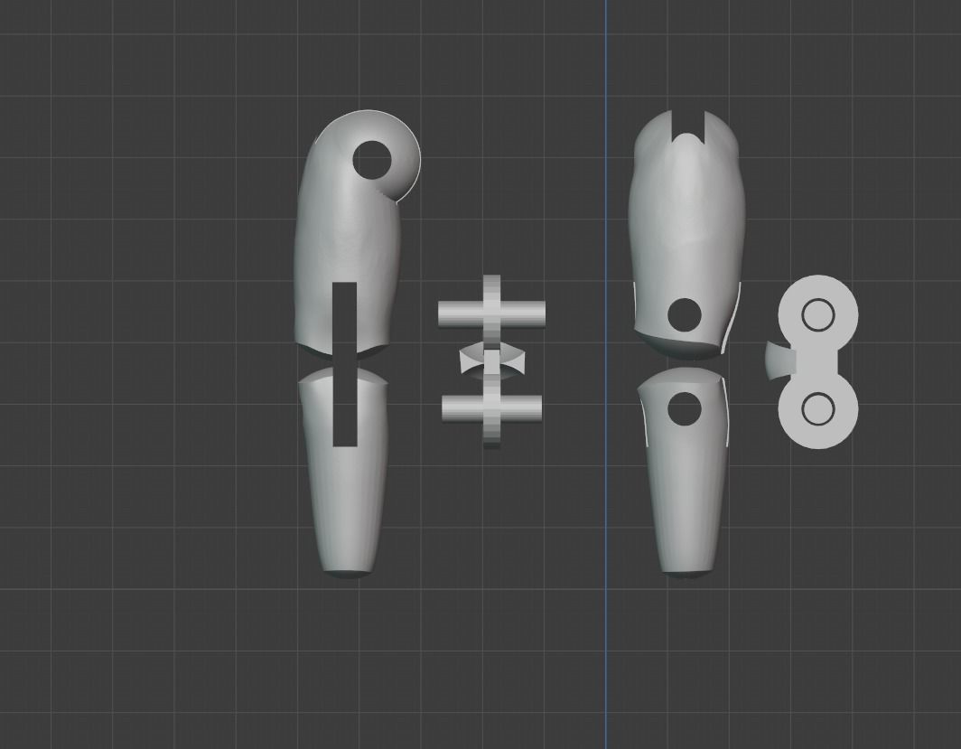 Articulated Bear Doll 3D print model_12