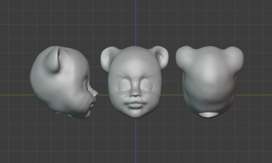 Articulated Bear Doll 3D print model_2