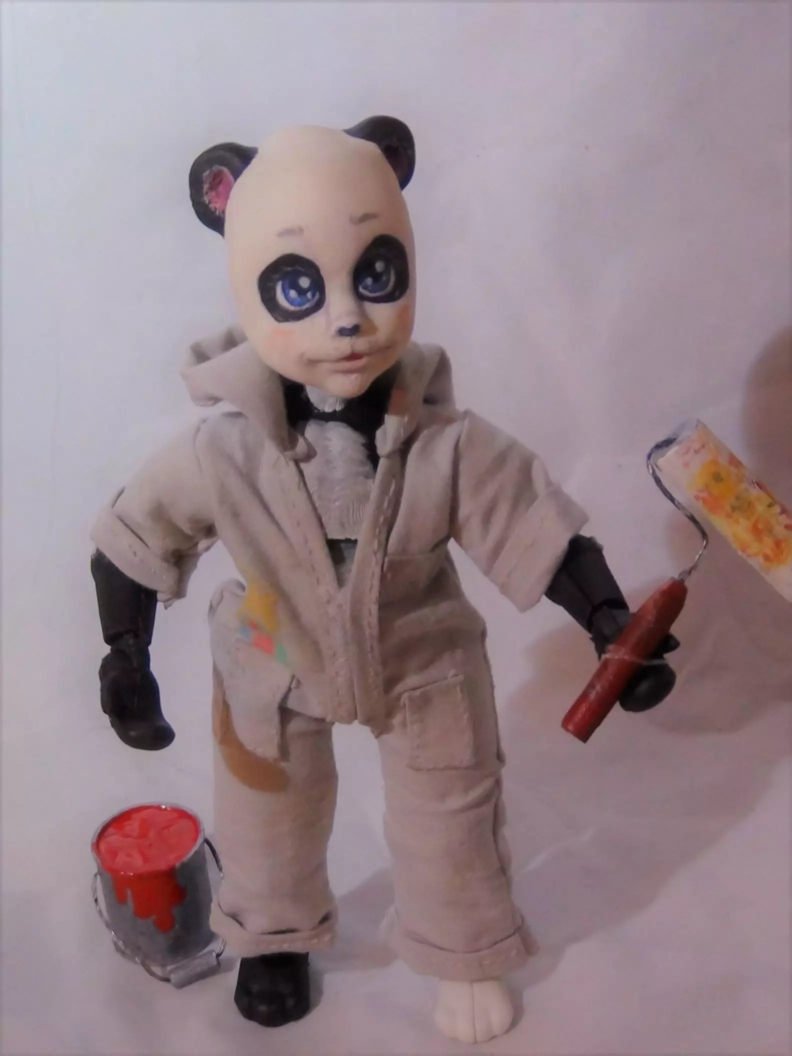 Articulated Bear Doll 3D print model_0