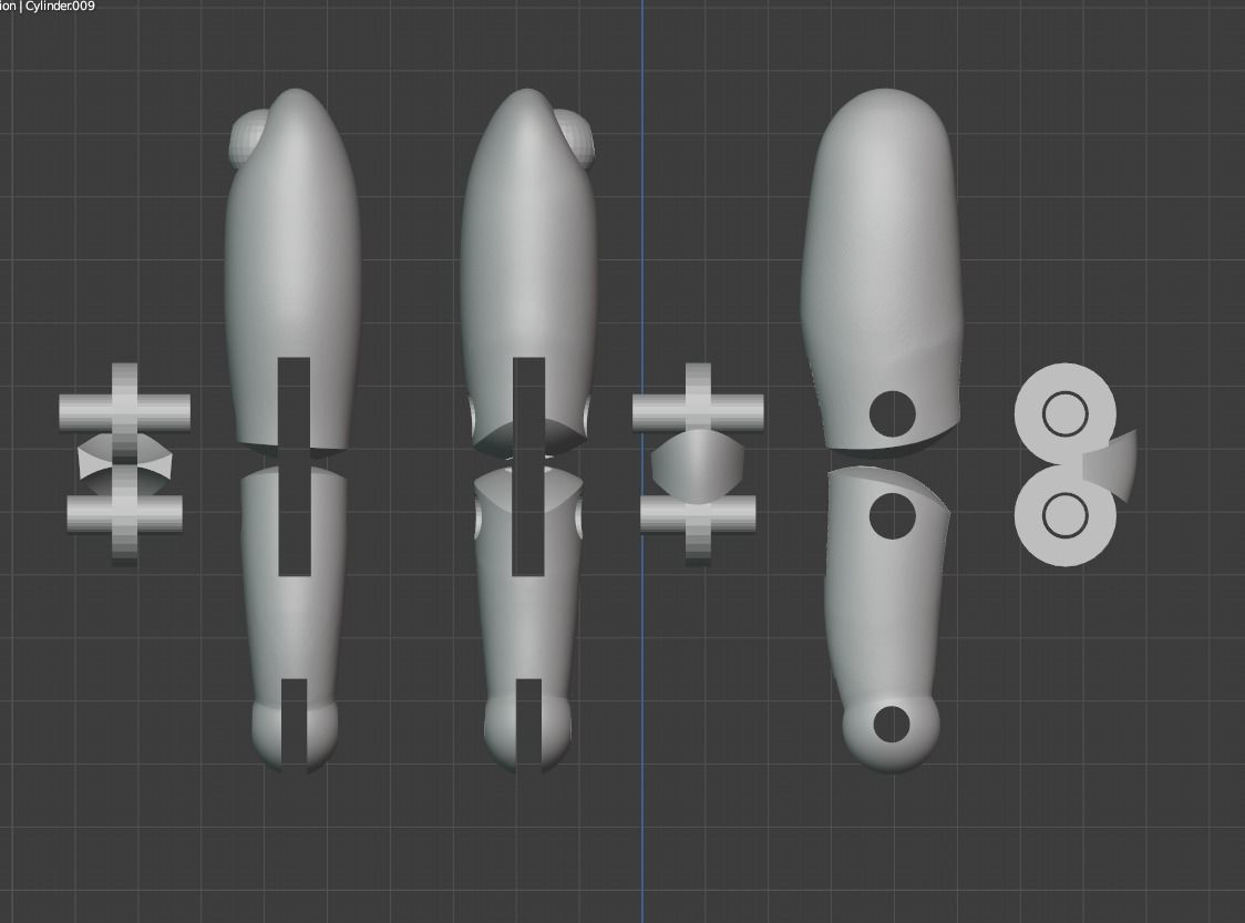 Articulated Bear Doll 3D print model_16