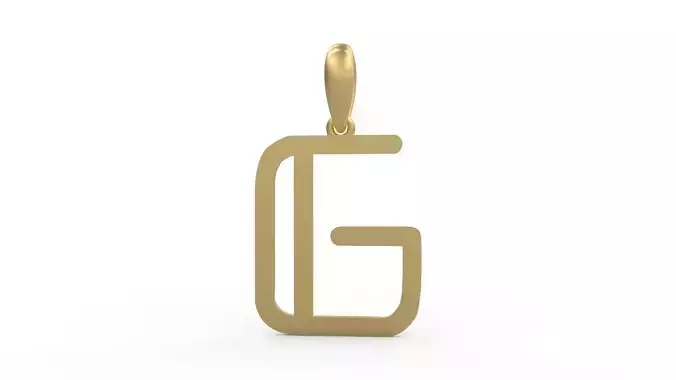 Initial Letters Pendant tuman holiday G