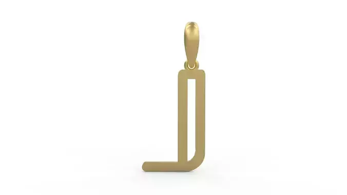 Initial Letters Pendant tuman holiday J