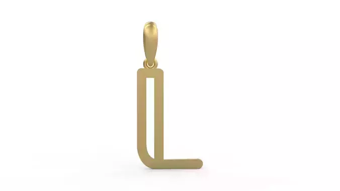 Initial Letters Pendant tuman holiday L