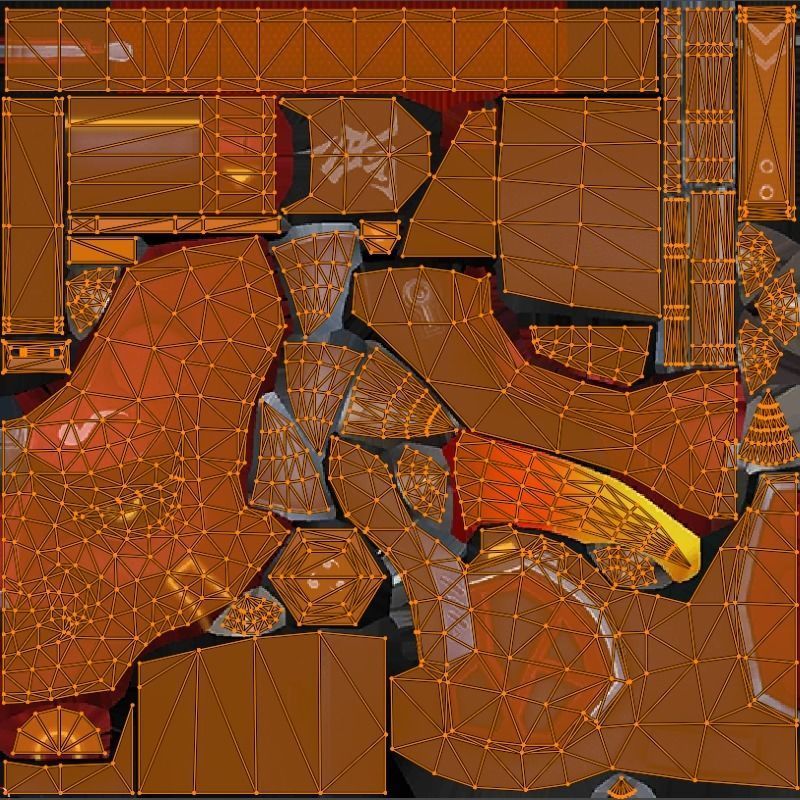 bag 3x Angeldevil Backpack 3D model_5