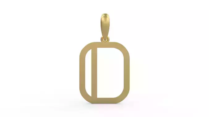 Initial Letters Pendant tuman holiday O