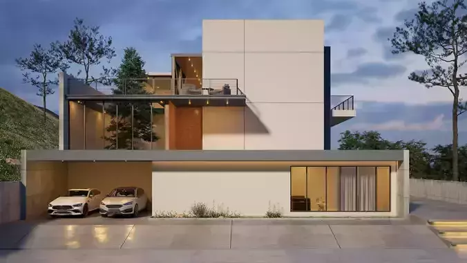 luxury villa house exterior