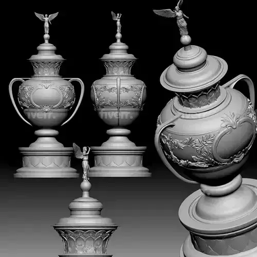 Rugby League Challenge Cup Trophy 3D print model