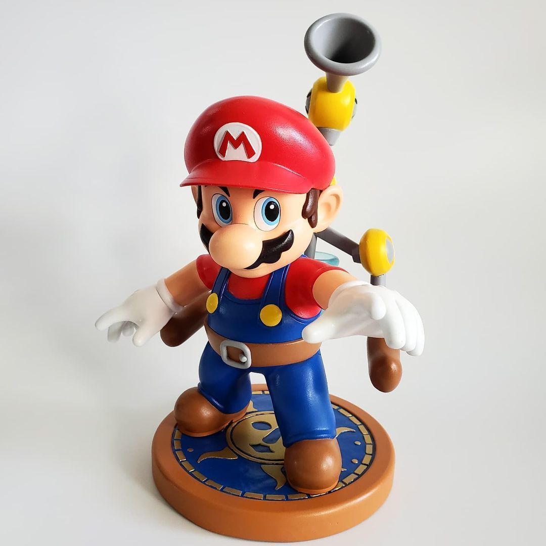 SUPER MARIO SUNSHINE - 3D PRINTABLE STATUE 3D print model_1
