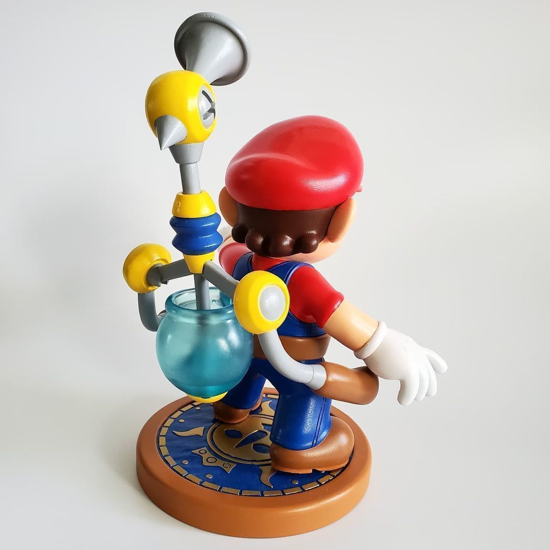 SUPER MARIO SUNSHINE - 3D PRINTABLE STATUE 3D print model_2