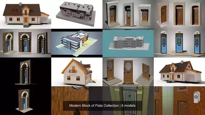 Modern Block of Flats Collection 