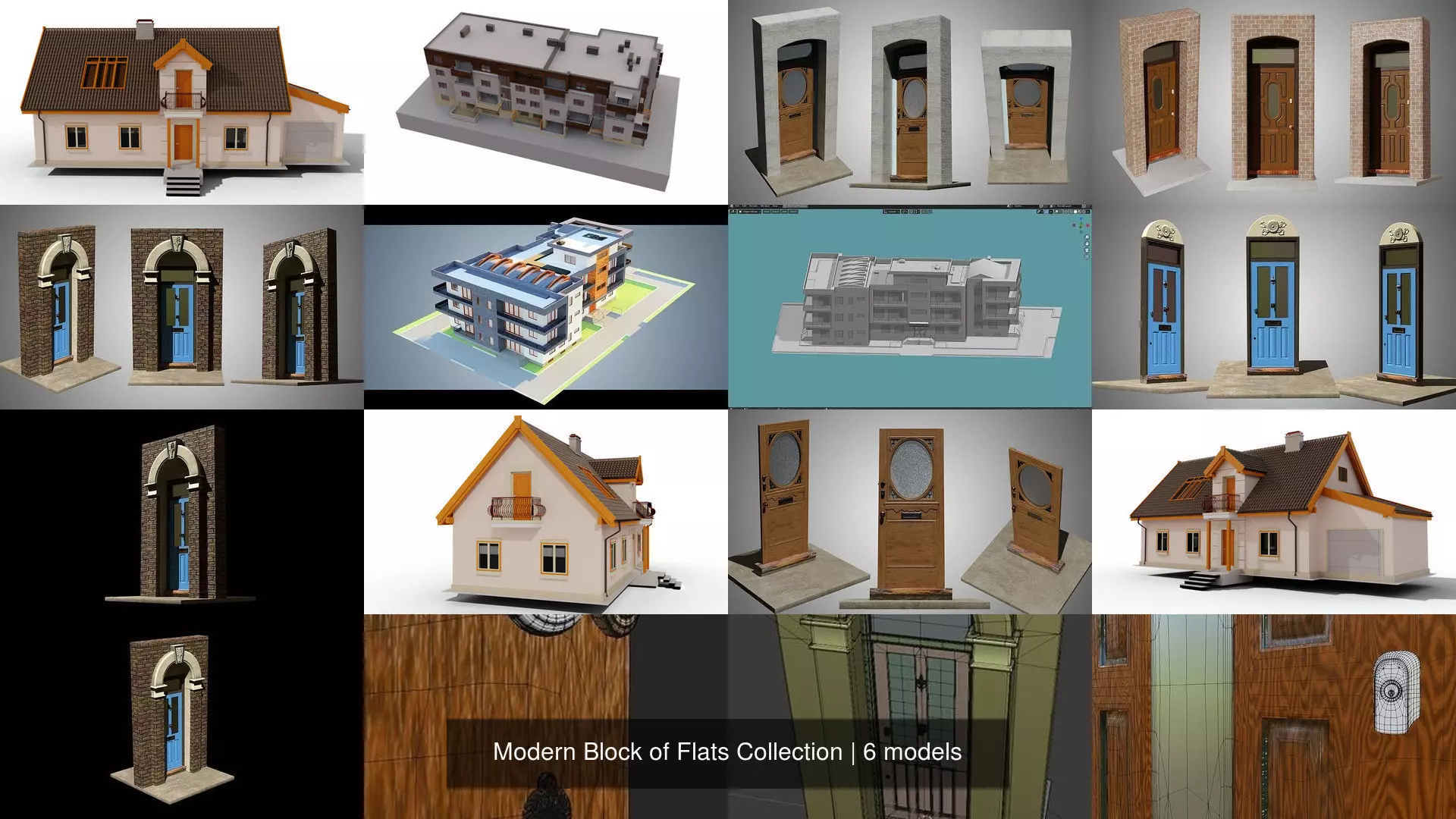 Modern Block of Flats Collection _0