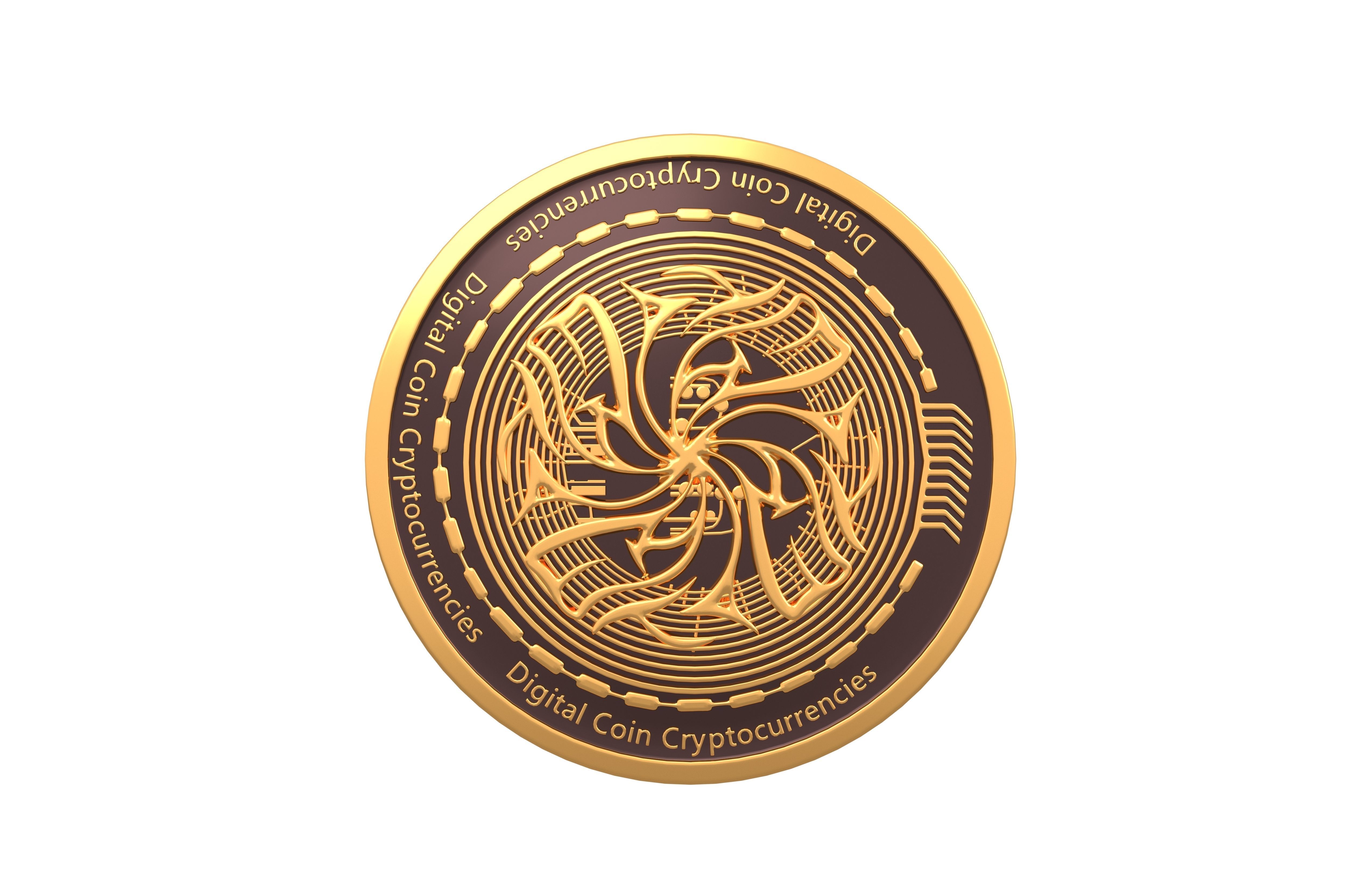 Ekta Coin v2 001 3D model_1