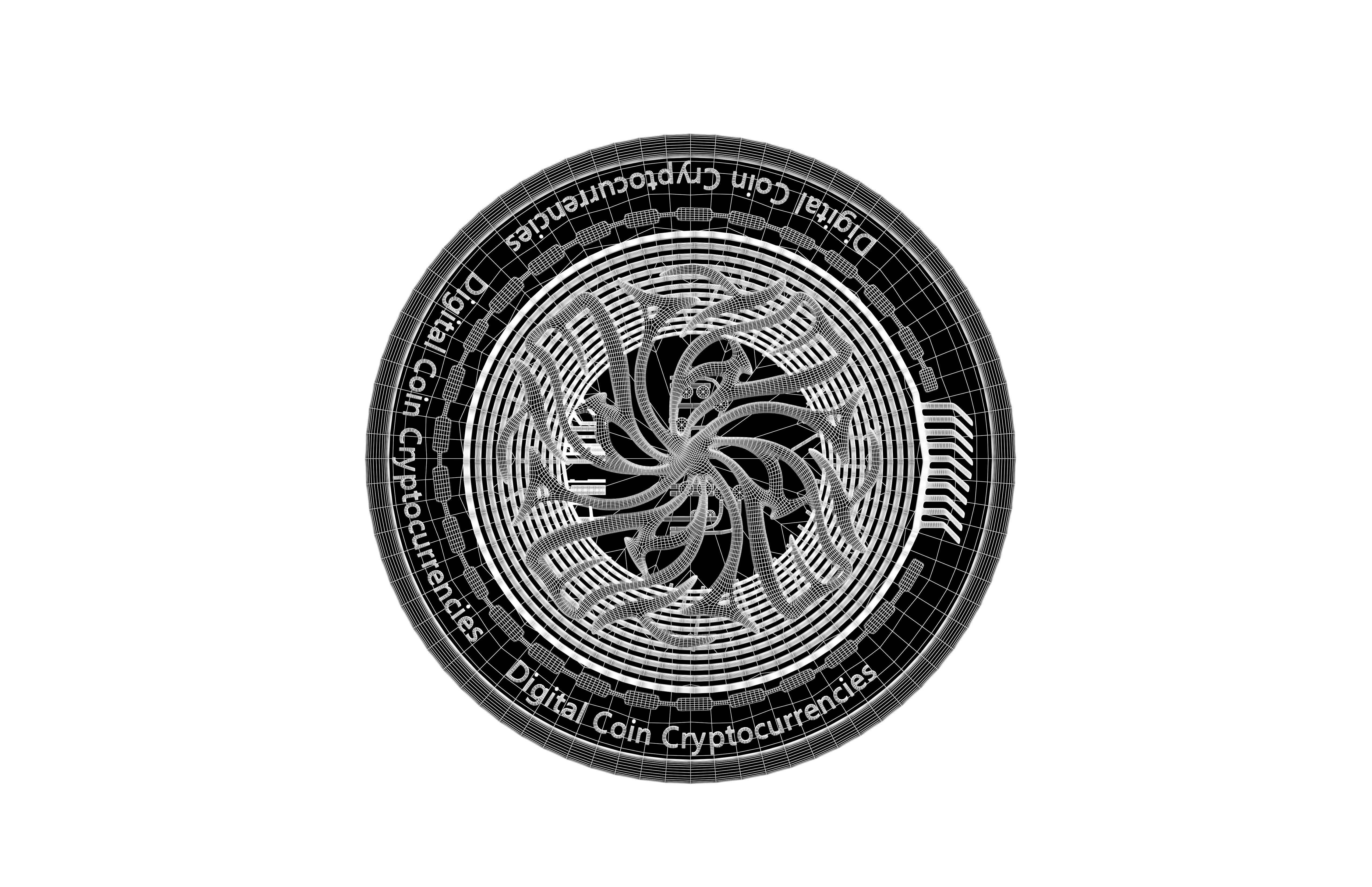 Ekta Coin v2 001 3D model_4