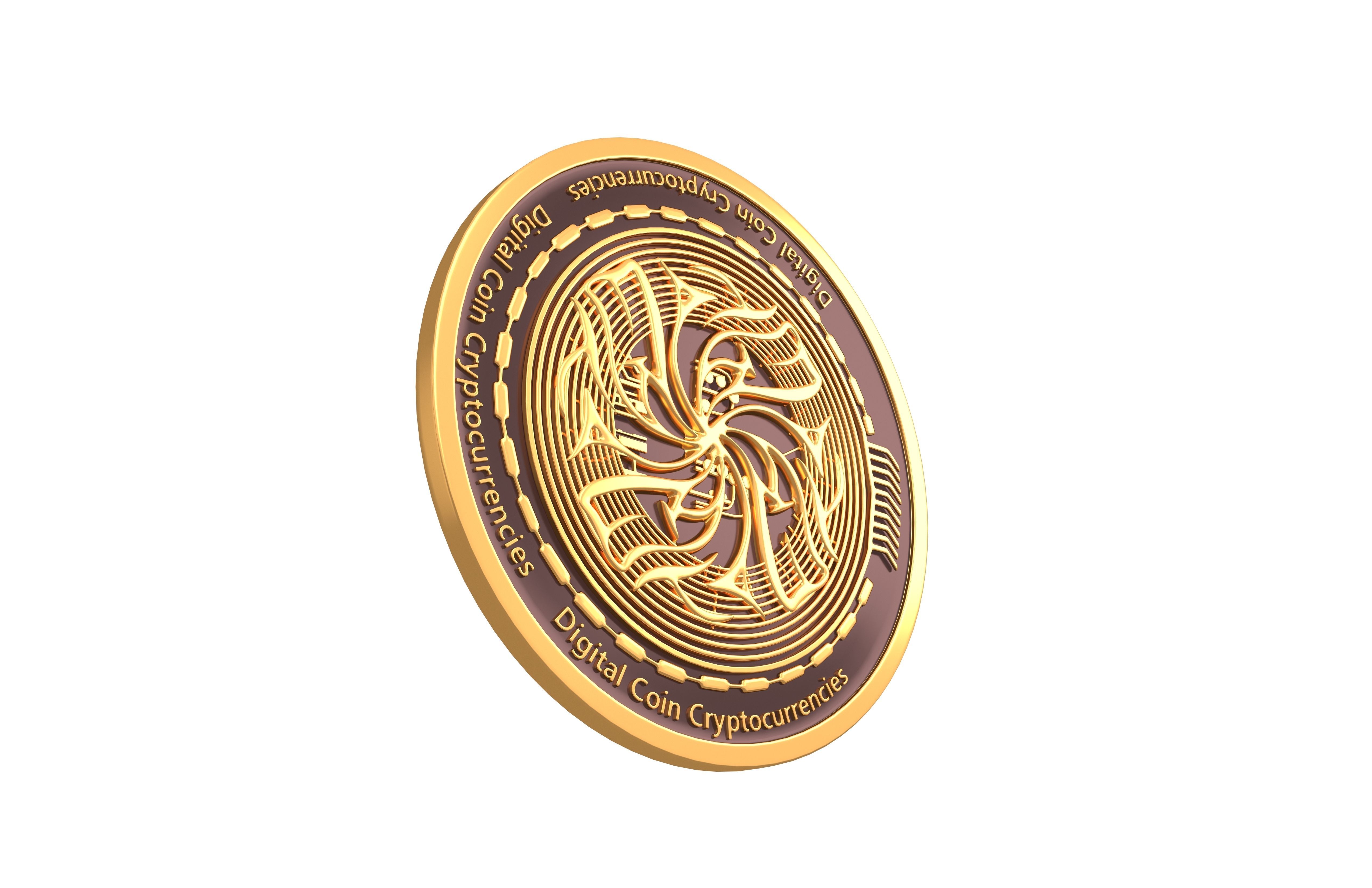 Ekta Coin v2 001 3D model_3