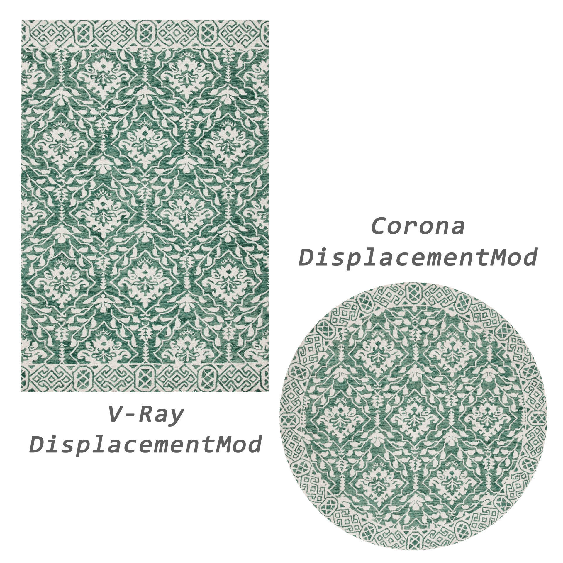 Rugs No 542 Low-poly 3D model_2