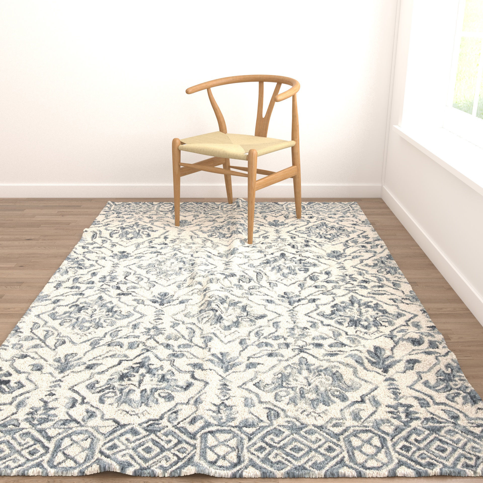 Rugs No 542 Low-poly 3D model_4