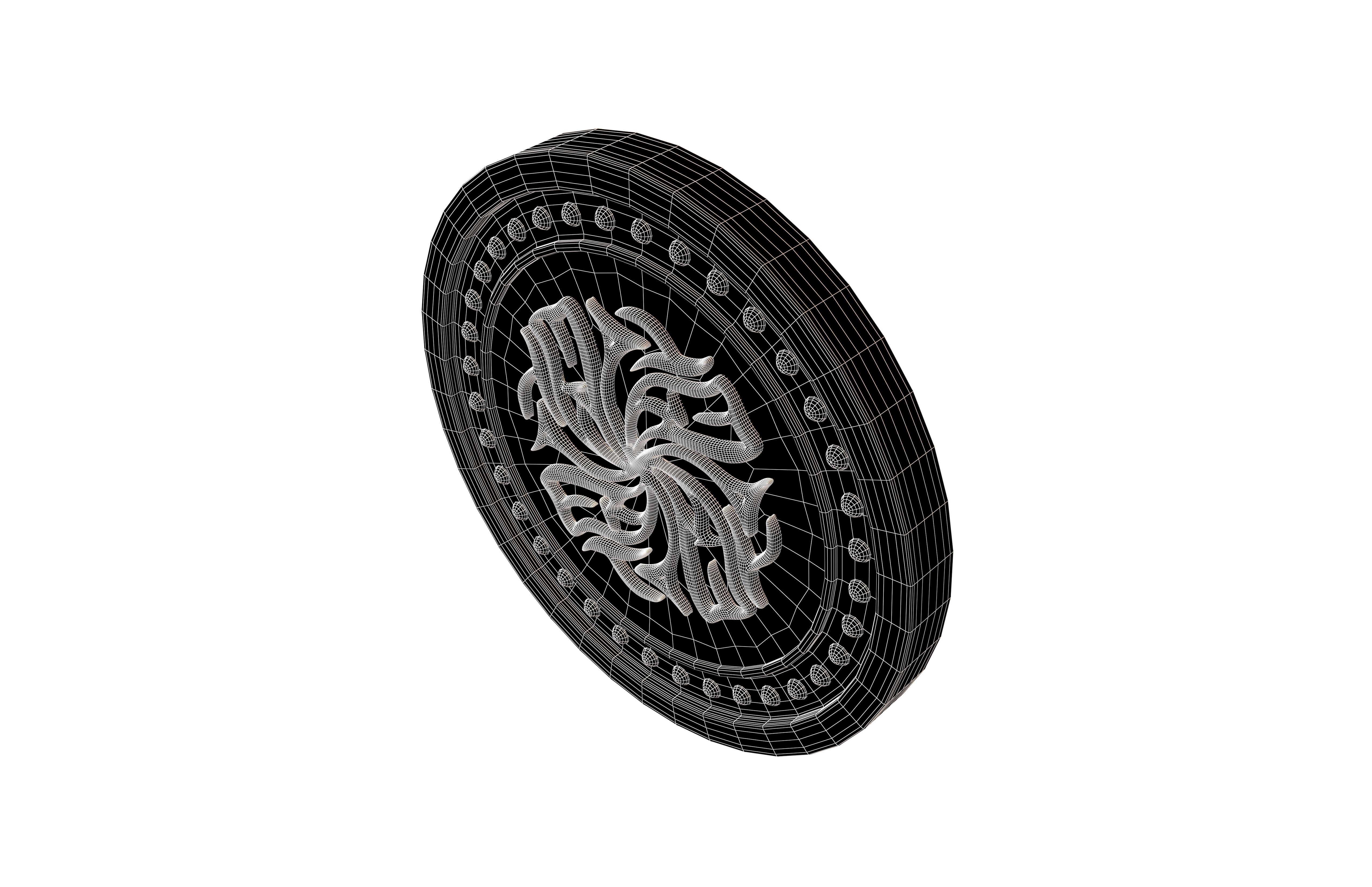 Ekta Coin v3 001 Low-poly 3D model_7