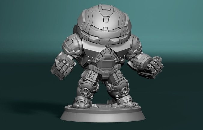 Chibi hulkbuster 3D print model