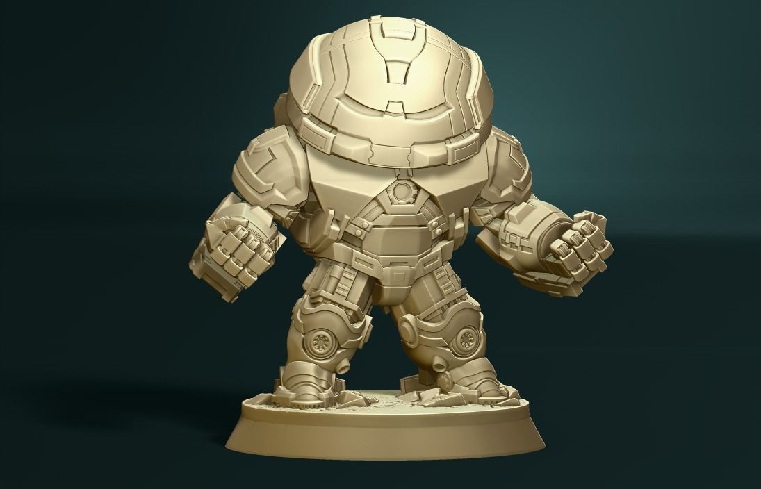 Chibi hulkbuster 3D print model_1