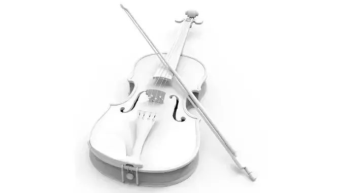 3D violin model