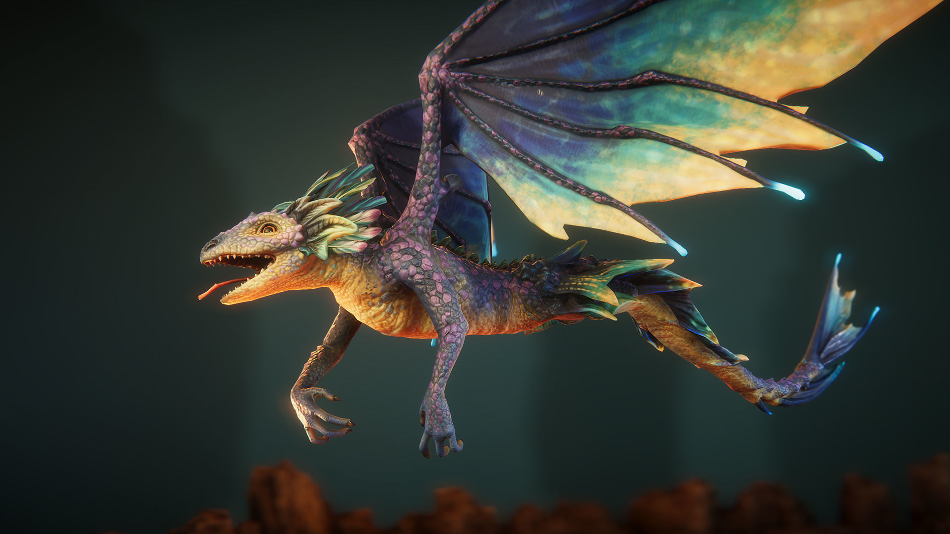Wyrms game ready Low-poly 3D model_6