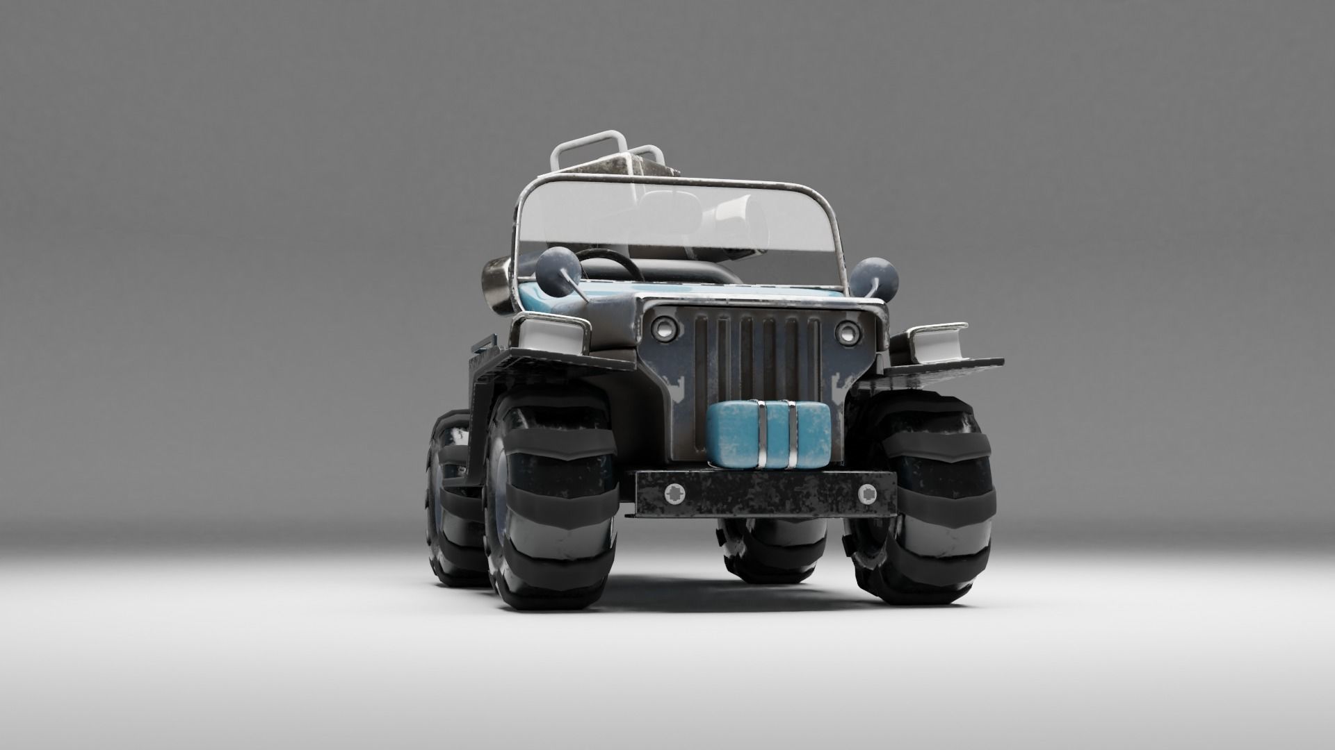 Old Jeep  3D model_6
