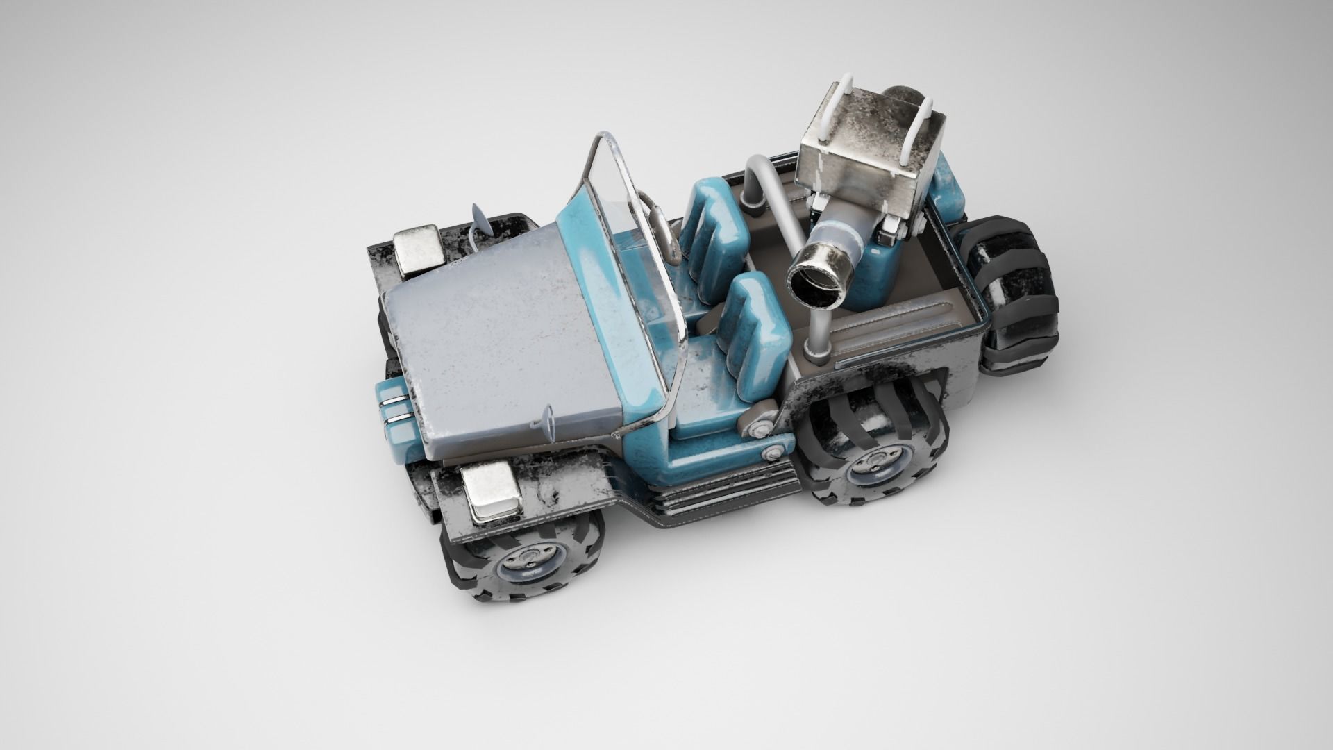 Old Jeep  3D model_7