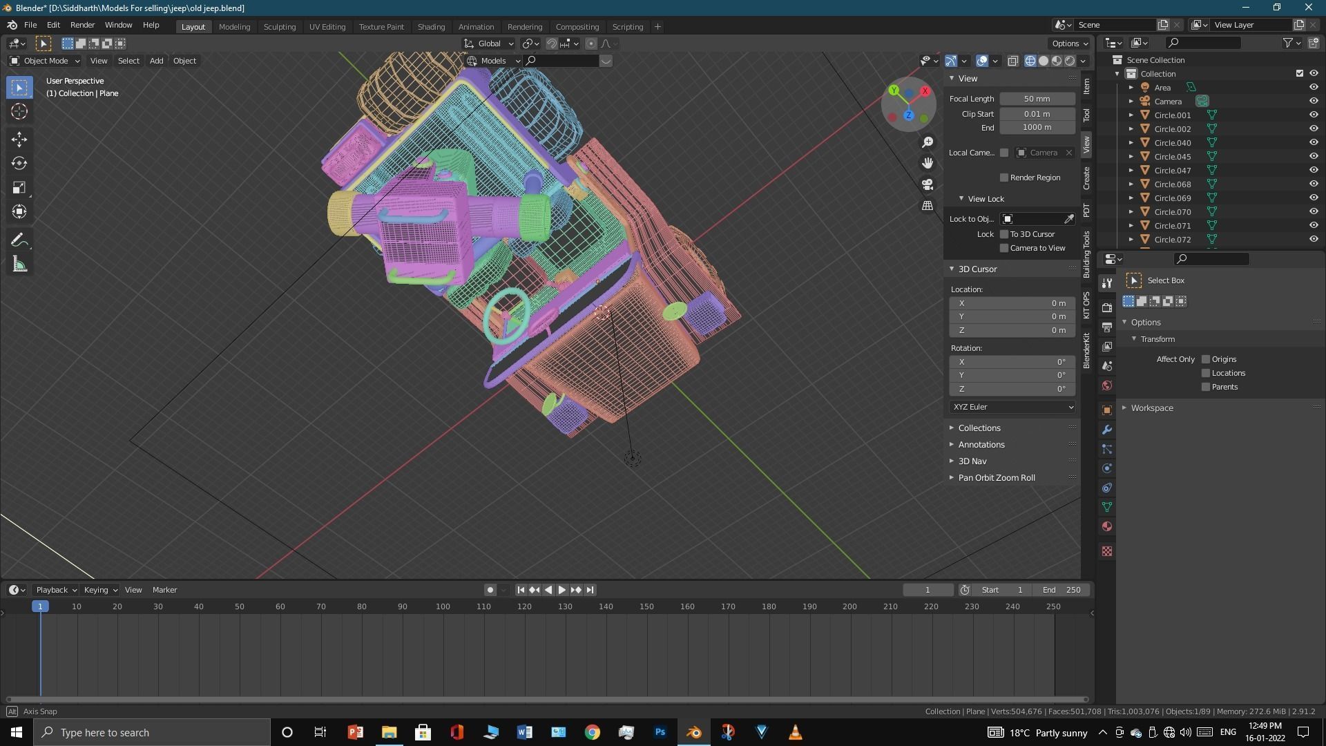 Old Jeep  3D model_45