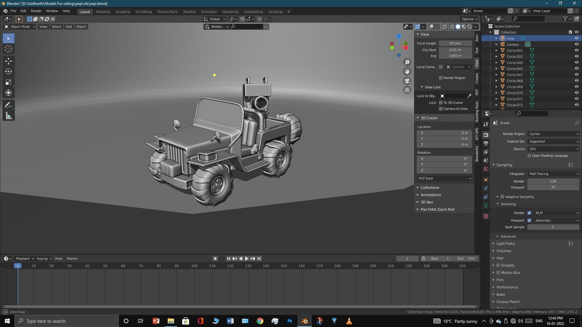 Old Jeep  3D model_51