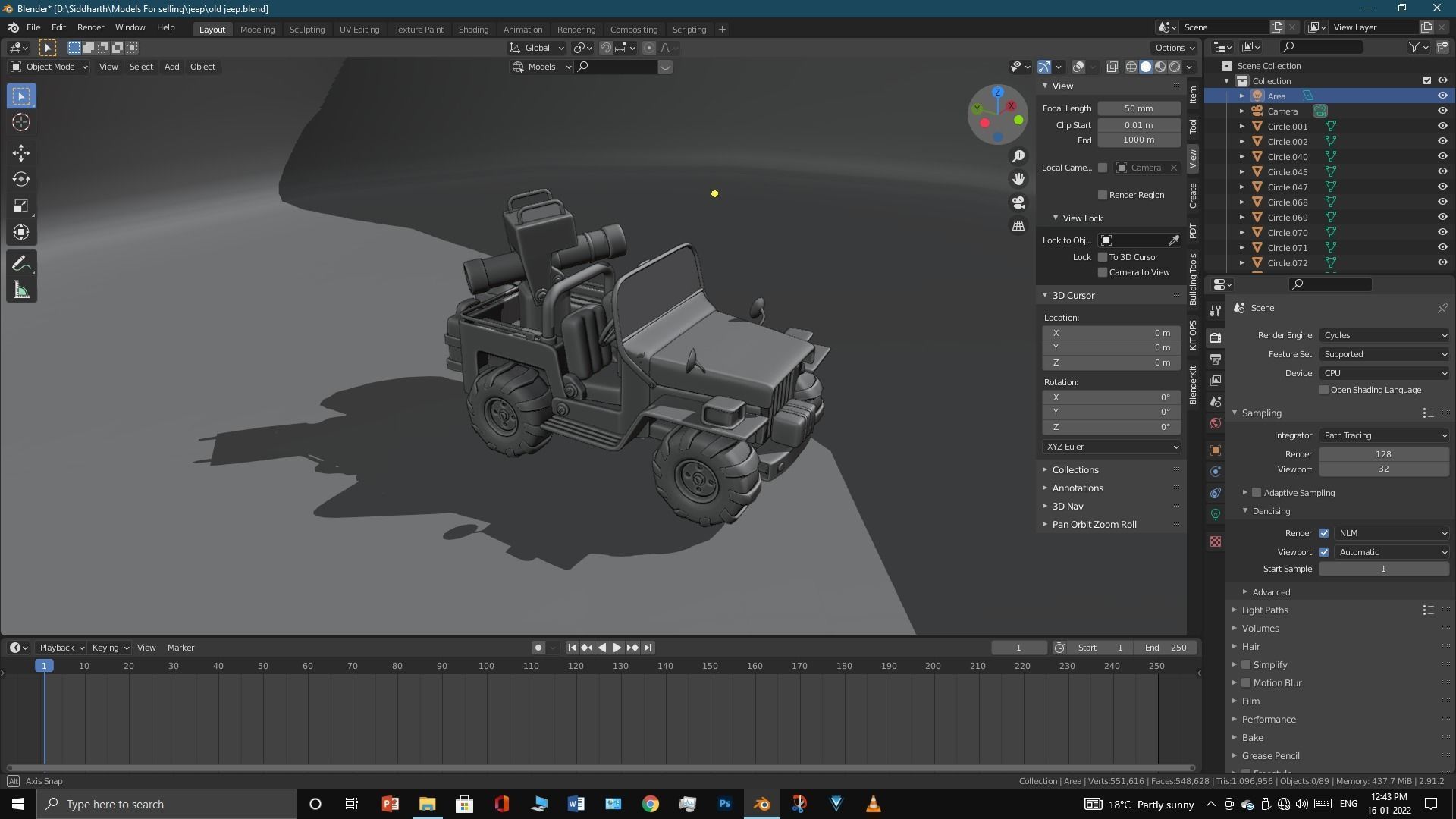 Old Jeep  3D model_54