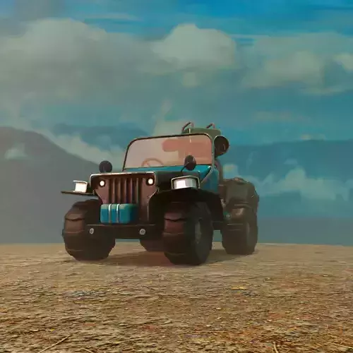 Old Jeep  3D model