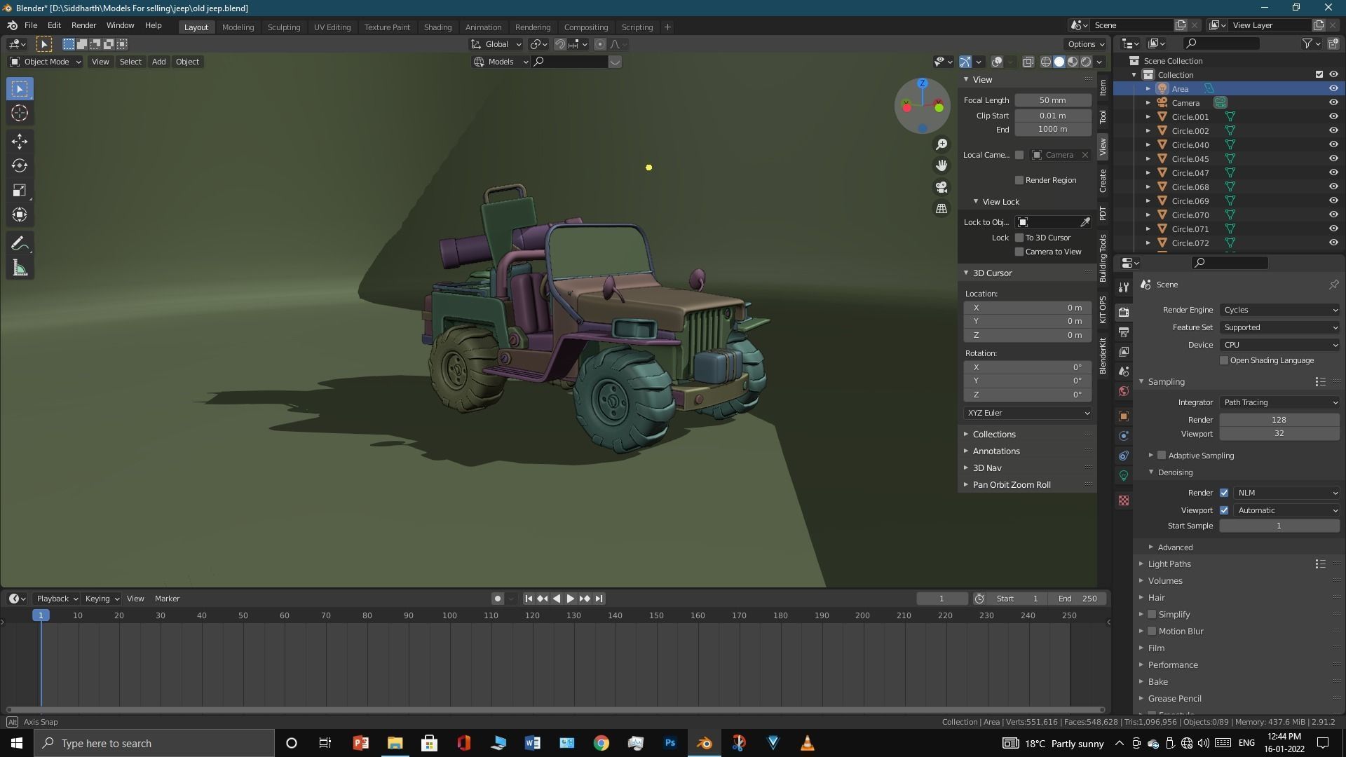 Old Jeep  3D model_31