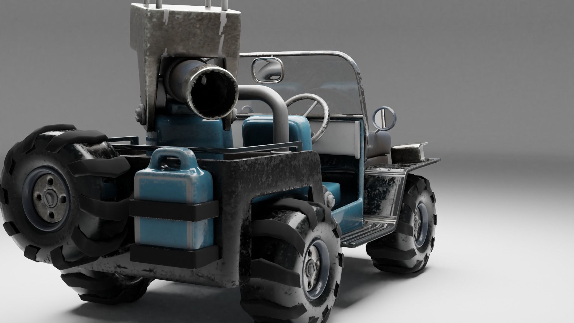 Old Jeep  3D model_8