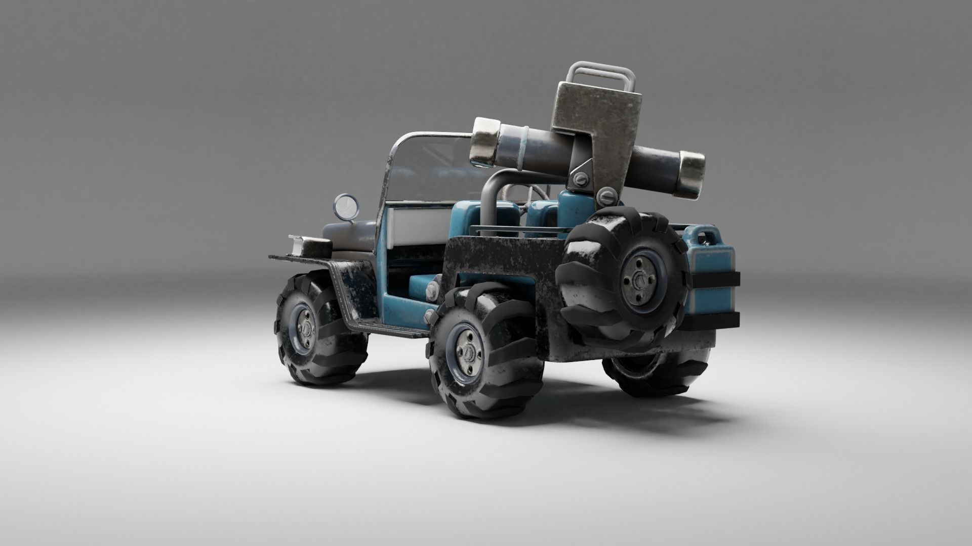 Old Jeep  3D model_5